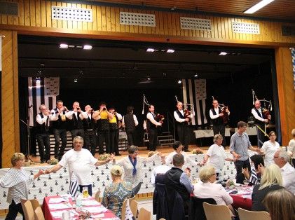 Soirée bretonne animée par le Bagad de Carnac