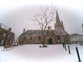 Carnac sous la neige (février 2021)