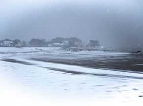 Carnac sous la neige (février 2021)