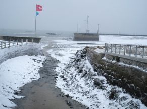 Carnac sous la neige (février 2021)