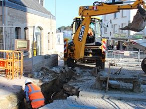 Réhabilitation du secteur nord de l'église,dans le bourg 