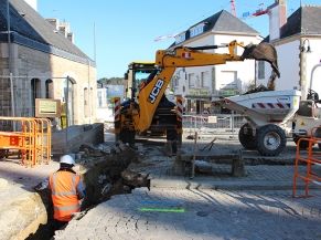 Réhabilitation du secteur nord de l'église,dans le bourg 