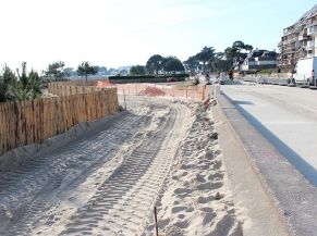 Travaux bd Plage