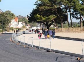 Travaux bd Plage