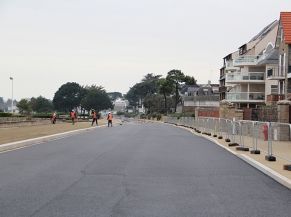 Travaux d'aménagement du Boulevard de la Plage