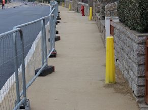 Travaux d'aménagement du Boulevard de la Plage