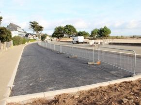 Travaux d'aménagement du Boulevard de la Plage 