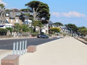 Travaux d'aménagement du Boulevard de la Plage 