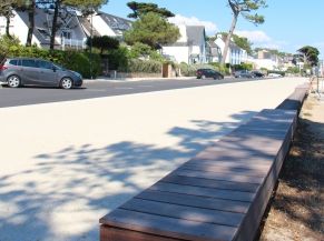 Travaux d'aménagement du Boulevard de la Plage 