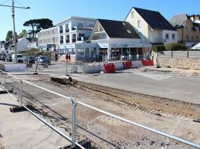 Travaux d'aménagement du Boulevard de la Plage