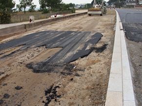 Travaux d'aménagement du Boulevard de la Plage