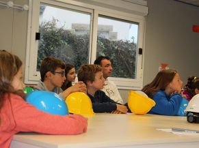 Visite du chantier du futur restaurant scolaire (école publique) 