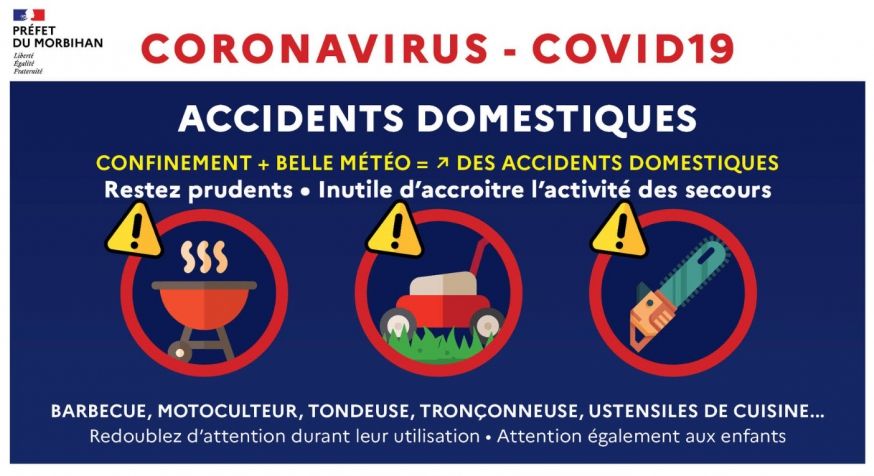 Coronavirus_Alerte Préfecture_Accidents domestiques