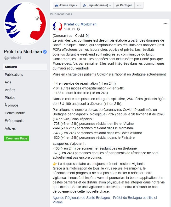 Coronavirus_ARS_Bilan épidémiologique au 5 juin 2020