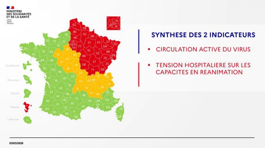 Coronavirus_Préfecture_Carte de synthèse 3 mai 2020