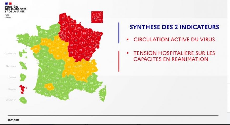 Coronavirus_Préfecture_Carte de synthèse au 2 mai