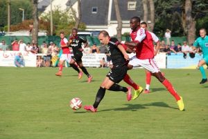 Match Guingamp contre Reims à Carnac