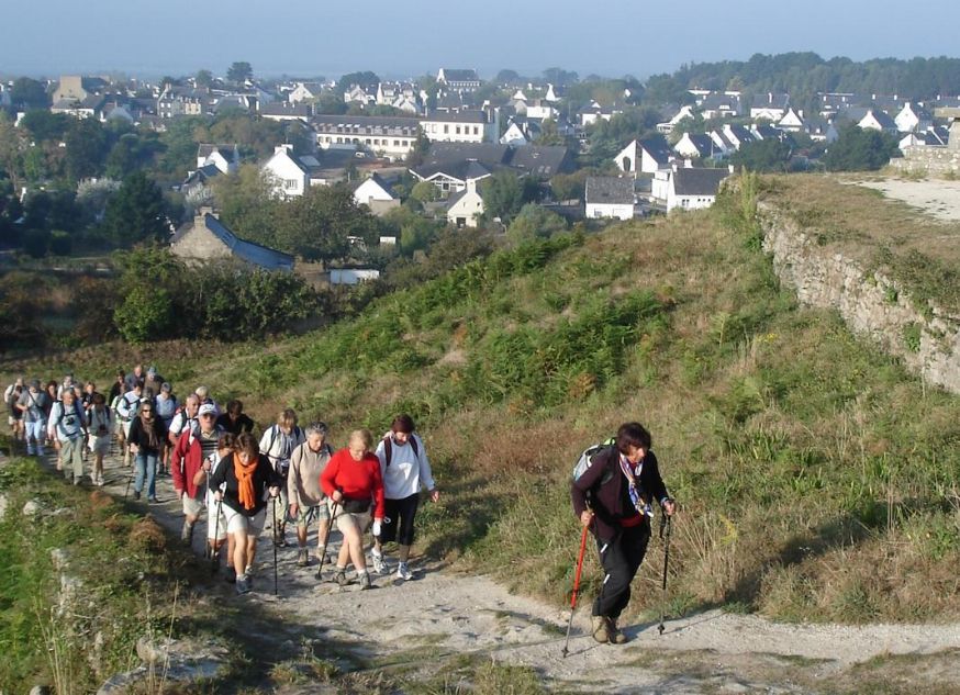 Randonnée jusqu’au dôme du Tumulus Saint-Michel