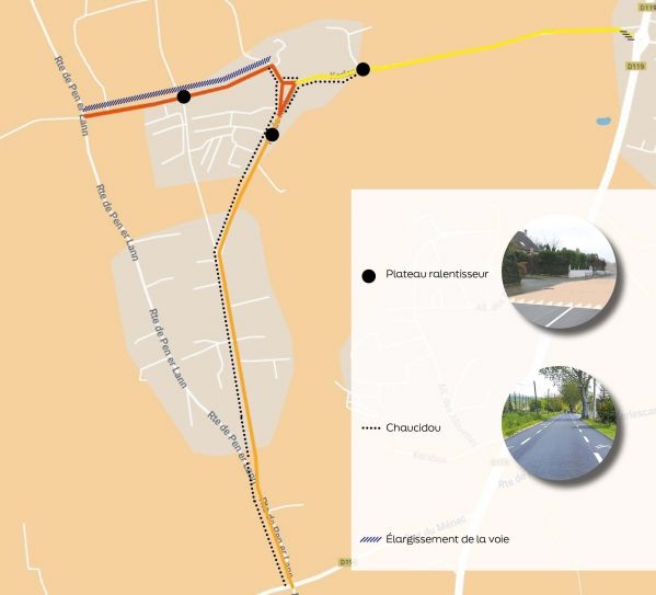 Plan des aménagements_Secteur de Kerlann